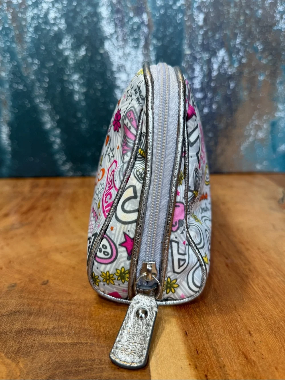 Coach Y2K 2010 Rare Highly Collectible Poppy Graffiti Butterfly Cosmetic Case